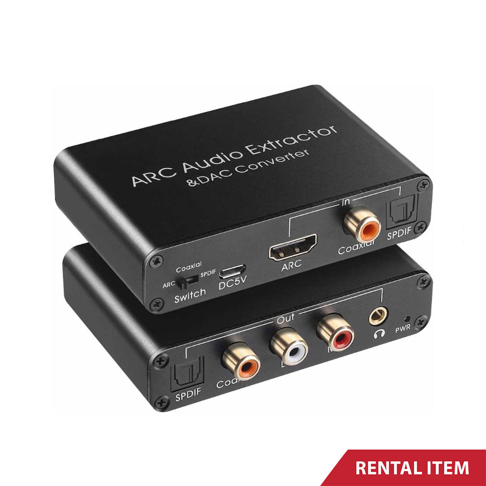 HDMI to RCA & SPDIF Audio Extractor front view