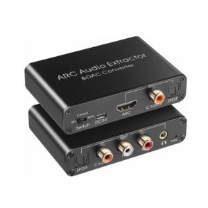 HDMI to RCA & SPDIF Audio Extractor front view