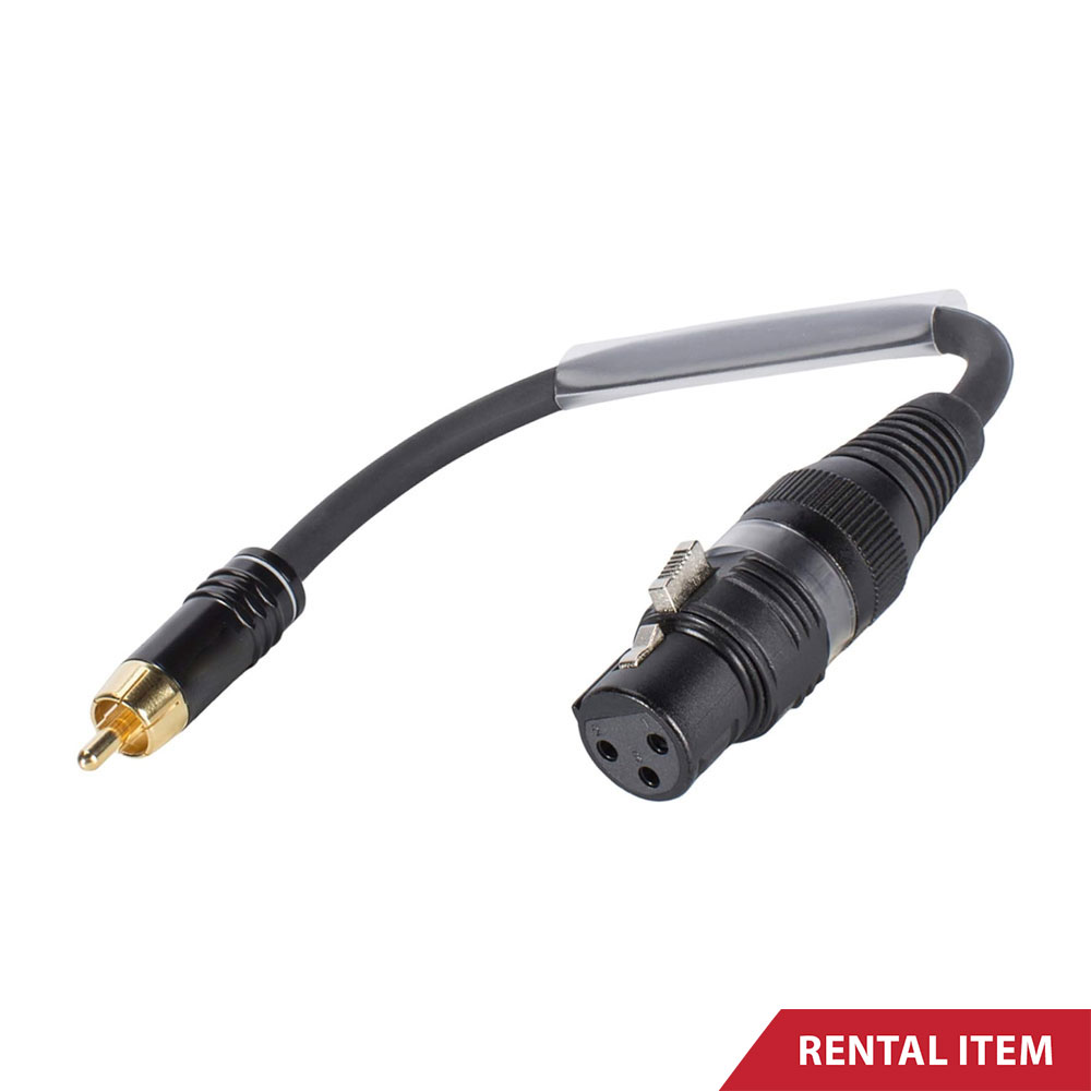 RC Male to XLR Female Converter