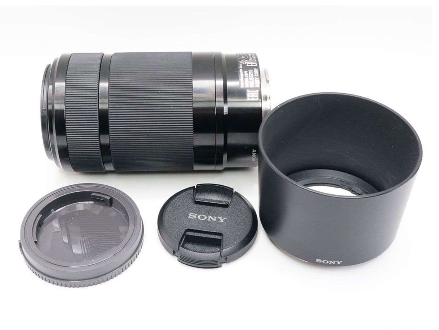 Sony E 55-210mm F4.5-6.3 Lens - Front View