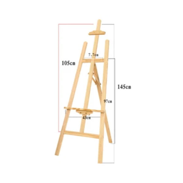 Versatile Wooden Easel for Photoshoots and Video Shoots