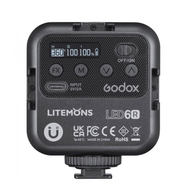 Compact Size of Godox LED6R Perfect for Outdoor Shoots