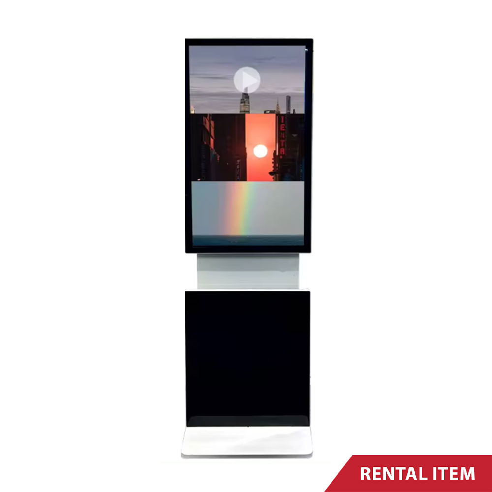 Android LED Rotatable Adjusting Kiosk 43 Inch Advertising Display