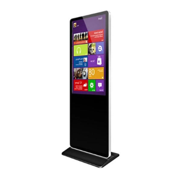 Android LED 43 Inch Vertical Kiosk Display in Elegant Event Setting