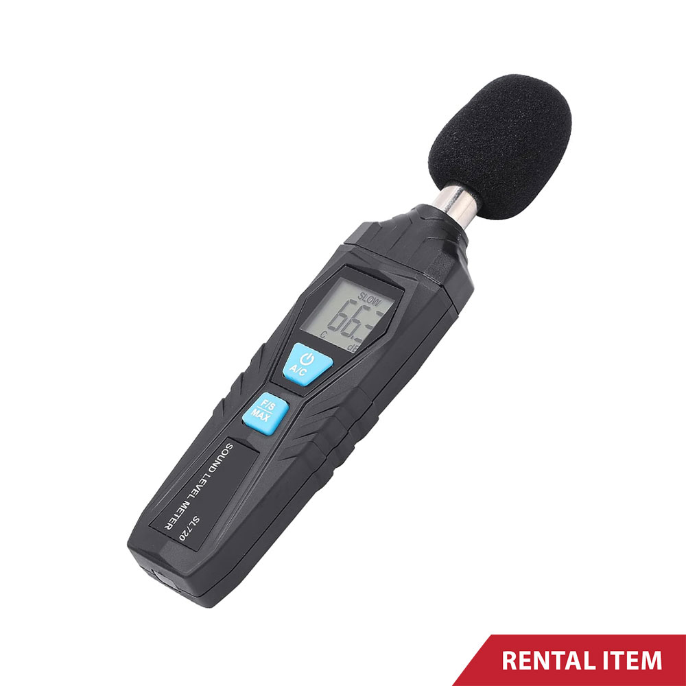 SL720 Sound Meter Front View - Precision Audio Equipment for Rent