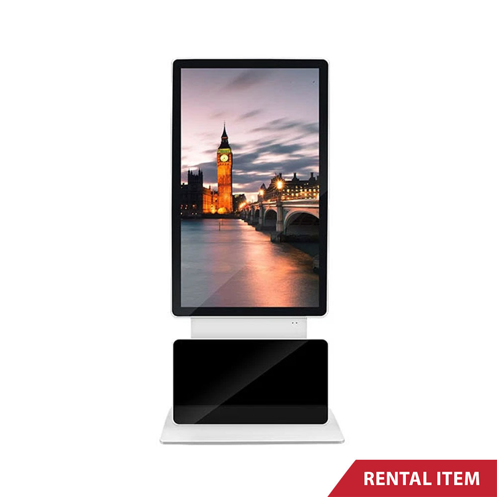 Android LED Rotatable Adjusting Kiosk 55 Inch Advertising Display