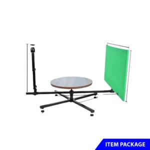 360 Surrounding Photo Booth Panoramic Photography Table 40cm Foldable Shooting Turntable