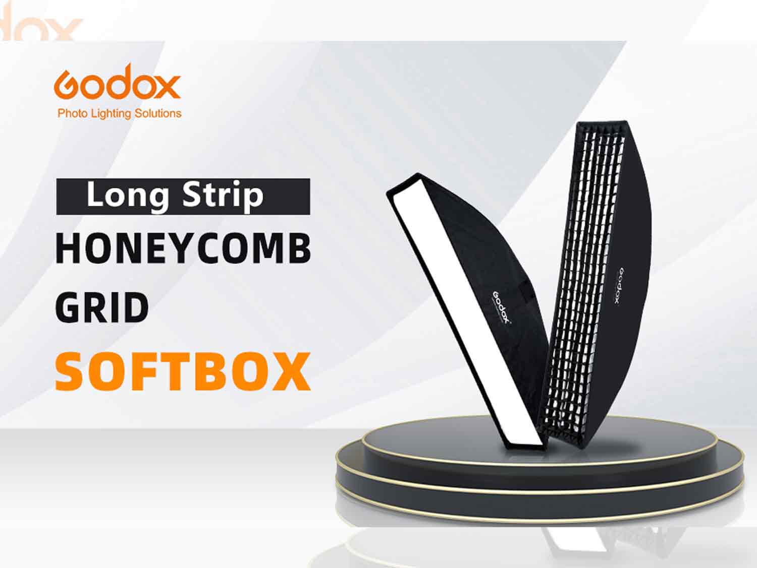 2PCS Godox 35x160cm Honeycomb Grid Softbox for Photo Strobe Studio Flash Softbox Bowens Mount