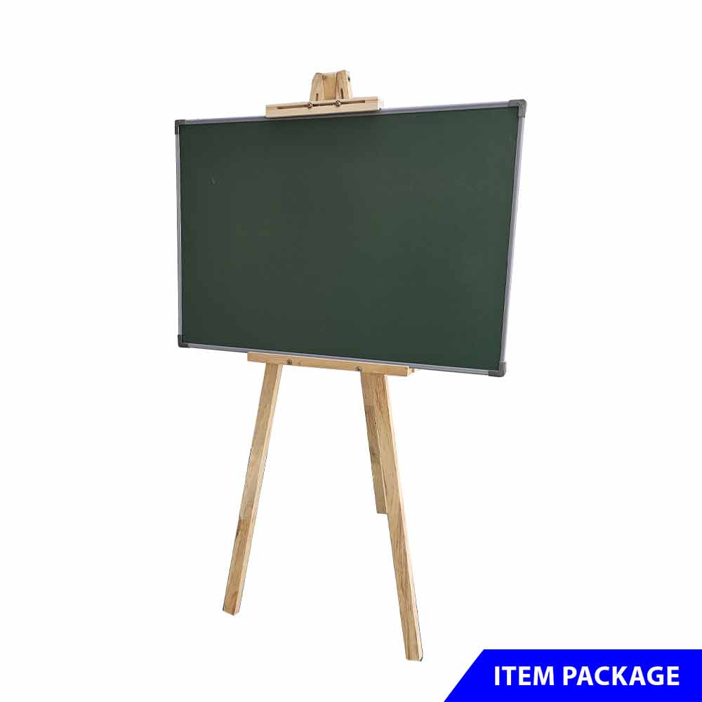 Elegant Wooden Easel Stand with Green Board for Rent