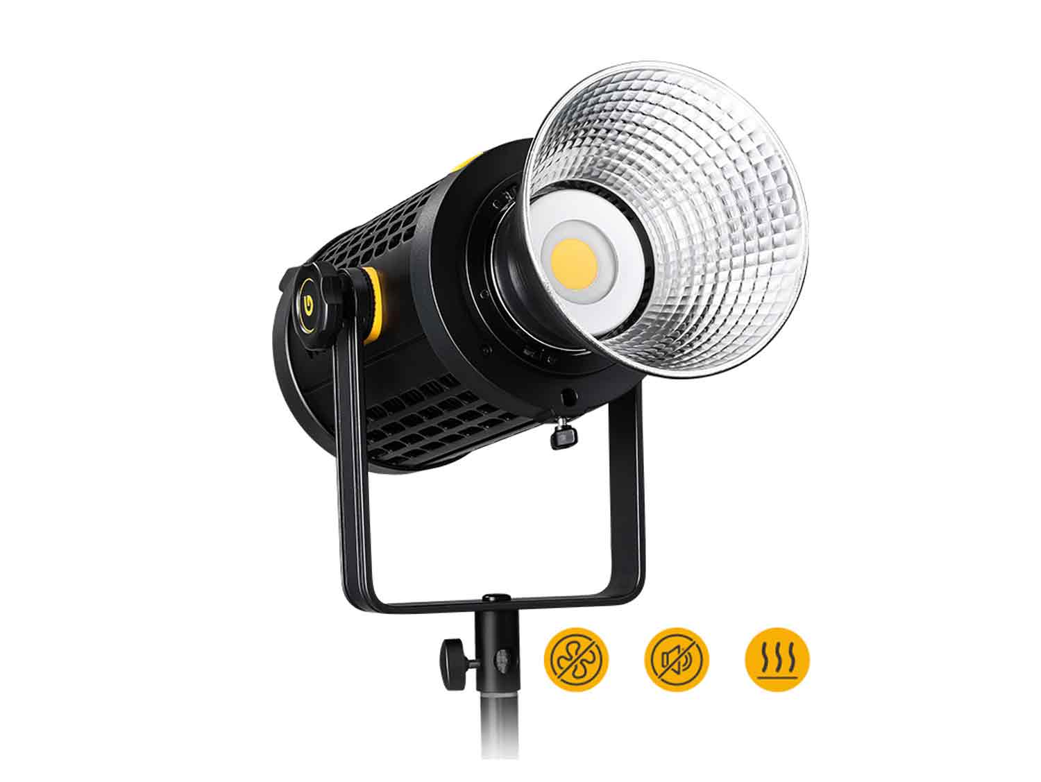 Portable Godox UL150 LED light at a music video shoot