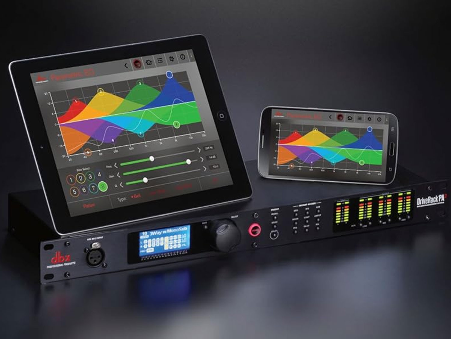 Optimal sound management with DriveRack PA2 rental