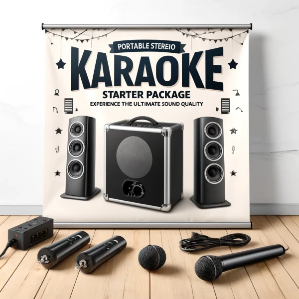 Portable Stereo Karaoke Starter Package rent in srilanka