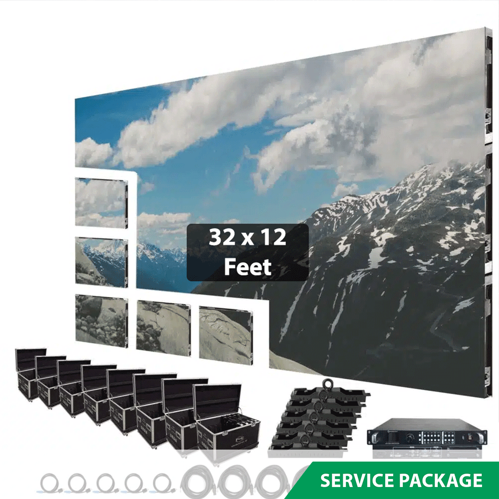 LED Video Wall 32x12 Feet (P2.8MM) rent in srilanka