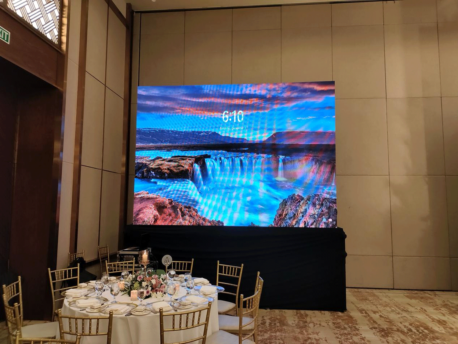LED Video Wall 10x6.5 Feet (P2.8MM) Rental Package
