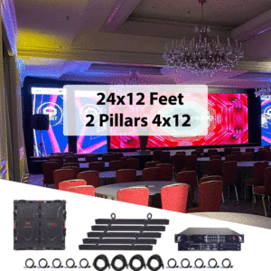 Stunning LED Video Wall 24x12 Feet Rental in Sri Lanka