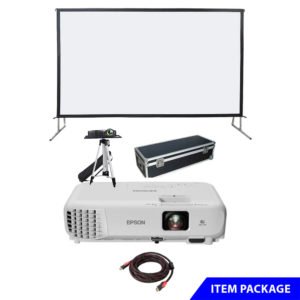 12 Feet Folding Screen Projector Setup