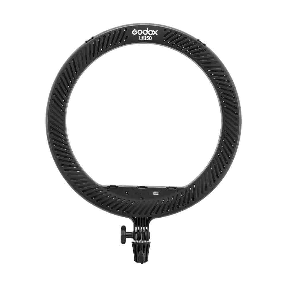 Godox LR150 18 Inch Bi-Color LED Ring Light Front View