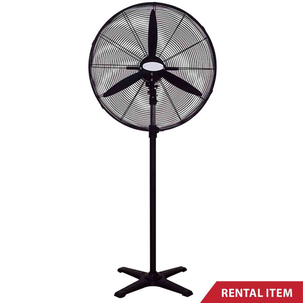 Industrial Fan 30 Inch in Event Setup