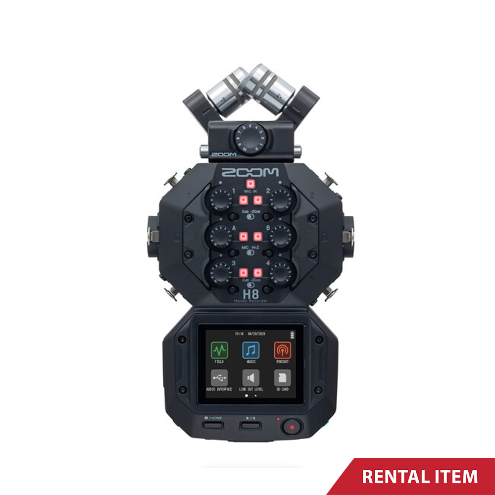 Zoom H8 8-Input and 12-Track Portable Handy Recorder rentitem.lk