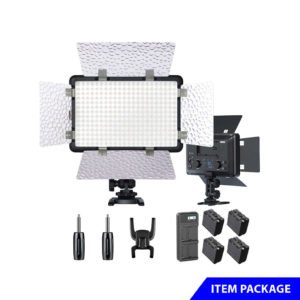 Small LED Bi Color Video Light Setup
