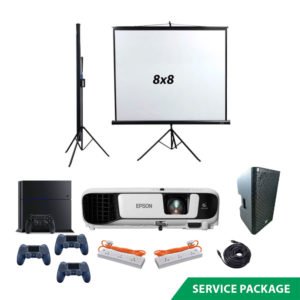 Projector Screen Gaming Party rental srilanka