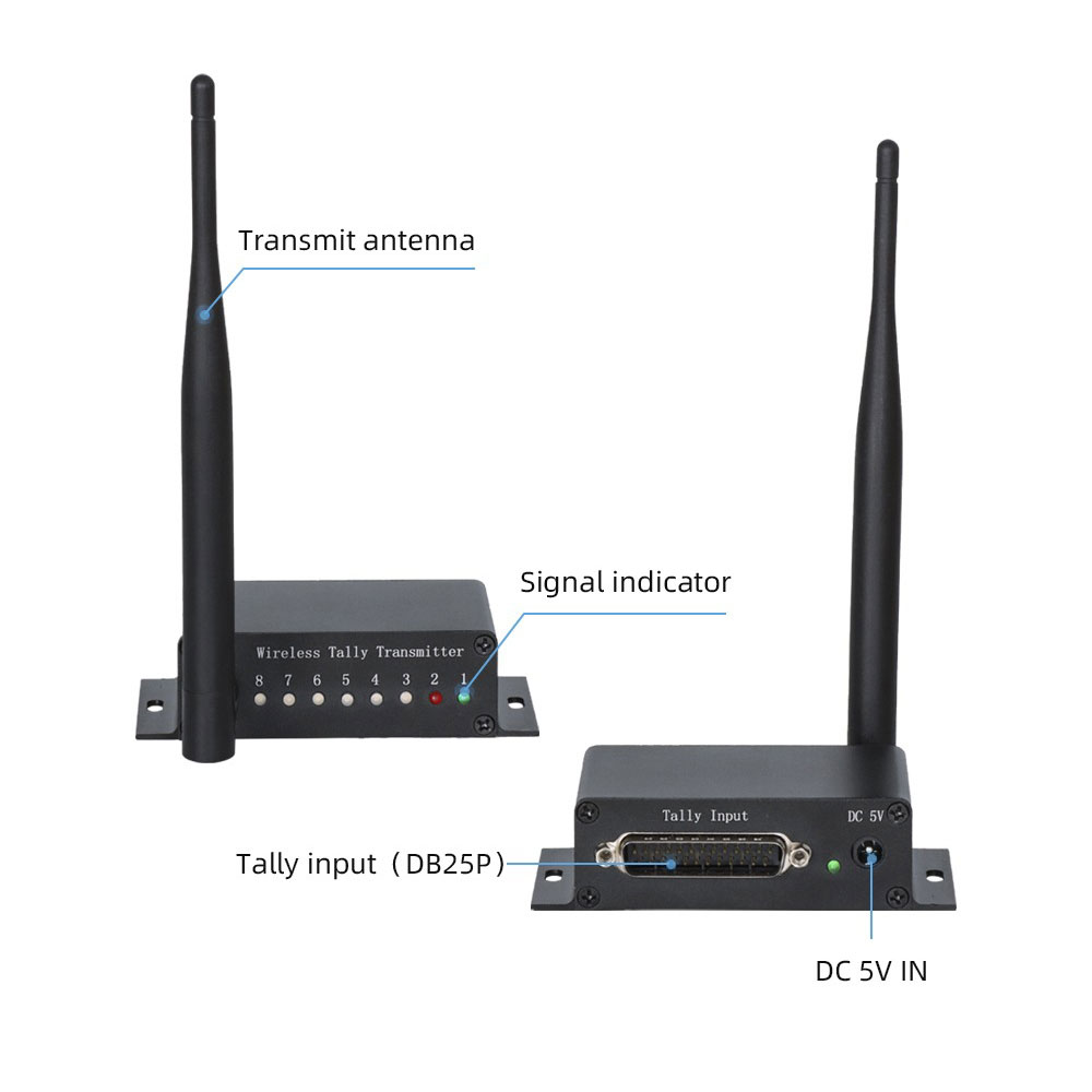 Wireless 8 Tally Light System