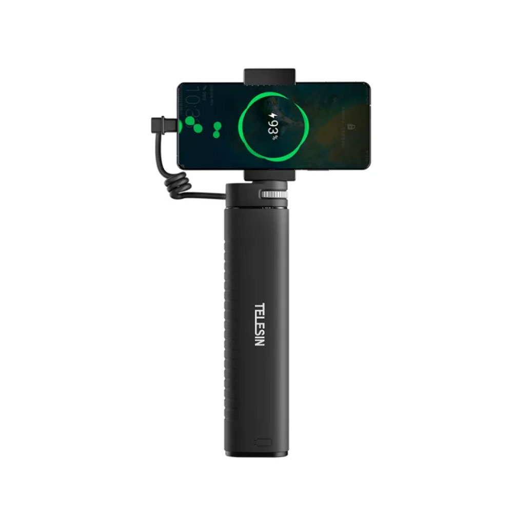 TELESIN 10000mAh Rechargeable Selfie Stick - Full View