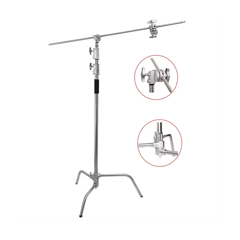 Stainless Steel Century Foldable Light Stand Tripod