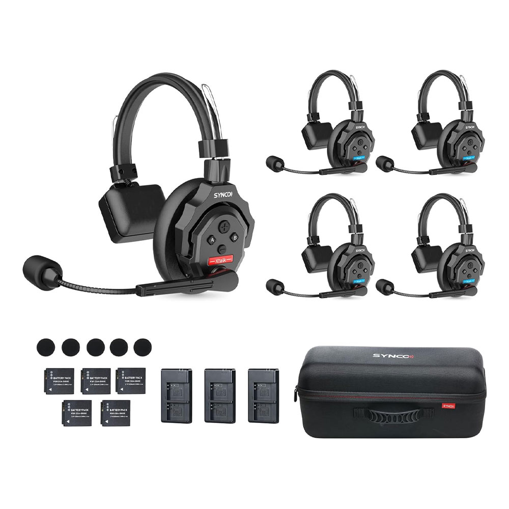 SYNCO Xtalk X5 Wireless 5 Headset Intercom System