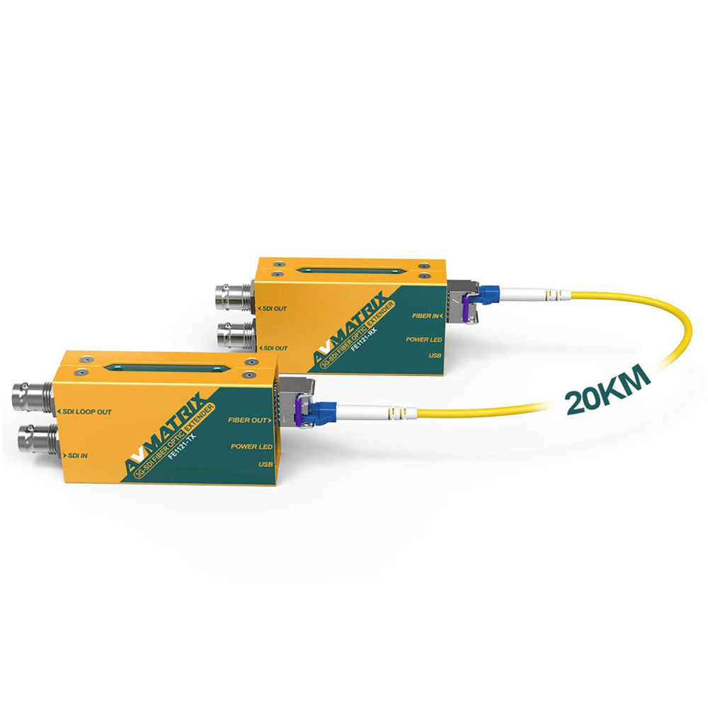 3G-SDI Fiber Optic Extender System