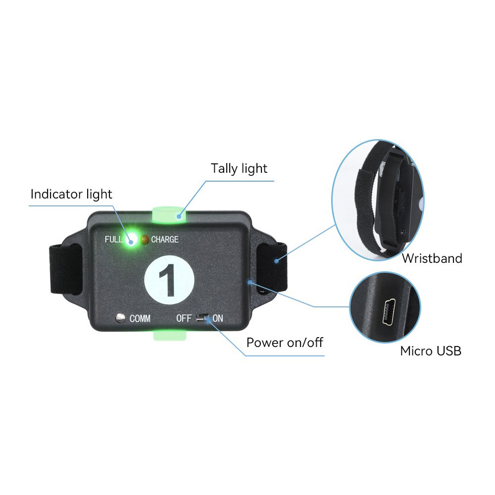 Wireless 8 Tally Light System