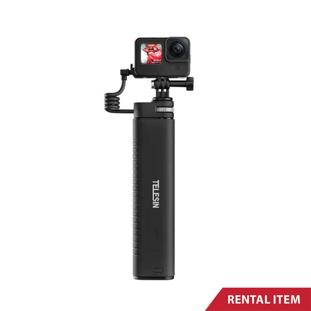 TELESIN 10000mAh Rechargeable Selfie Stick - Full View