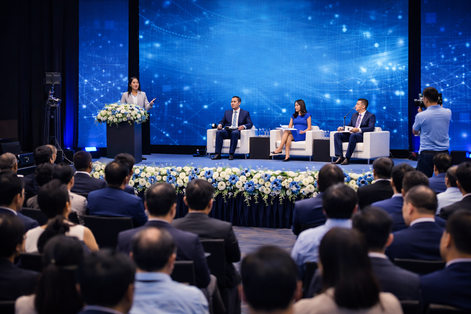 Stage Flower Decoration