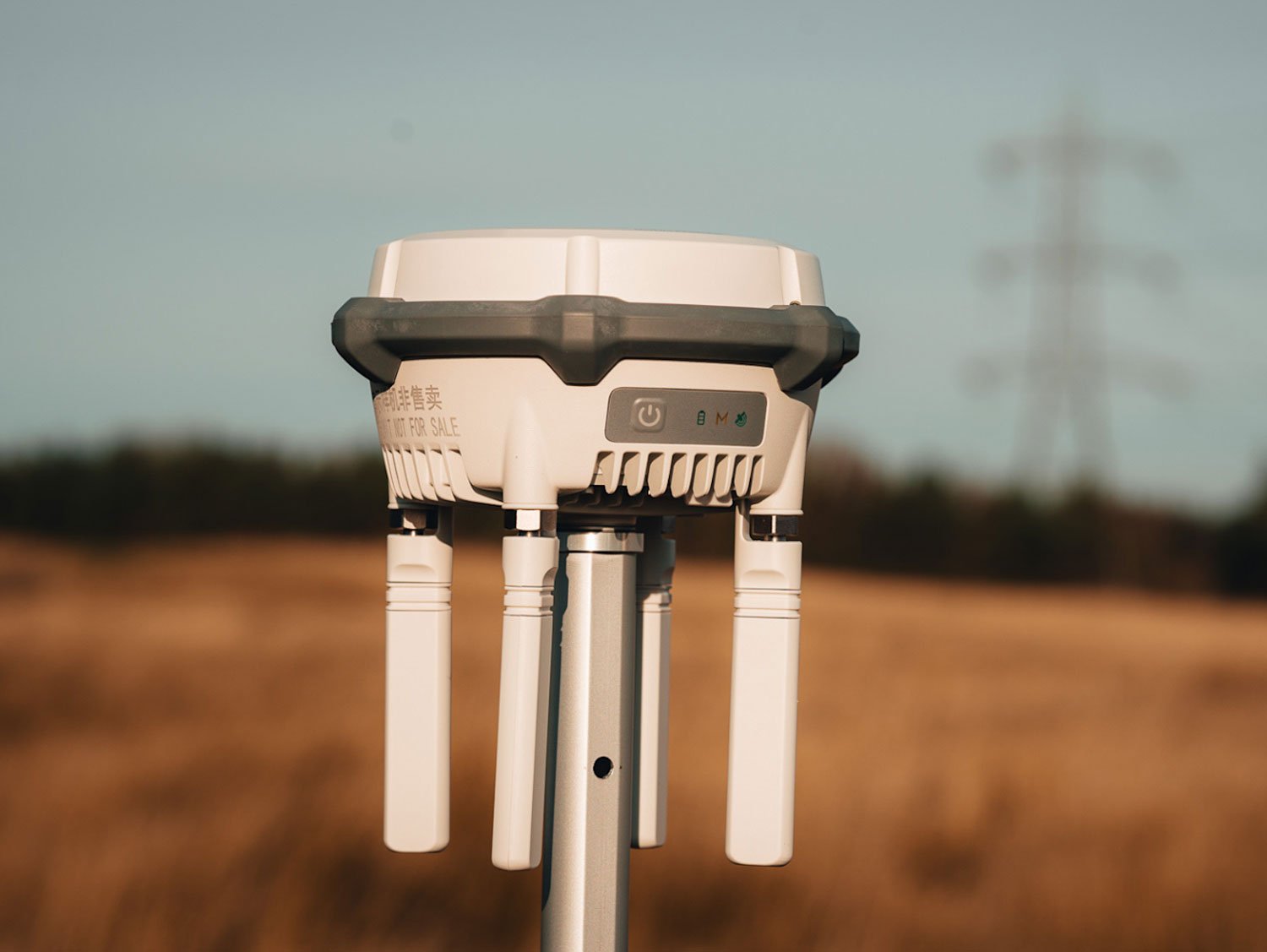 DJI RTK 3 positioning system for construction and land survey drone projects