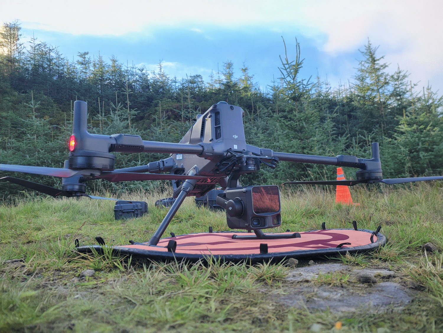 Zenmuse L3 LiDAR sensor mounted on DJI enterprise drone