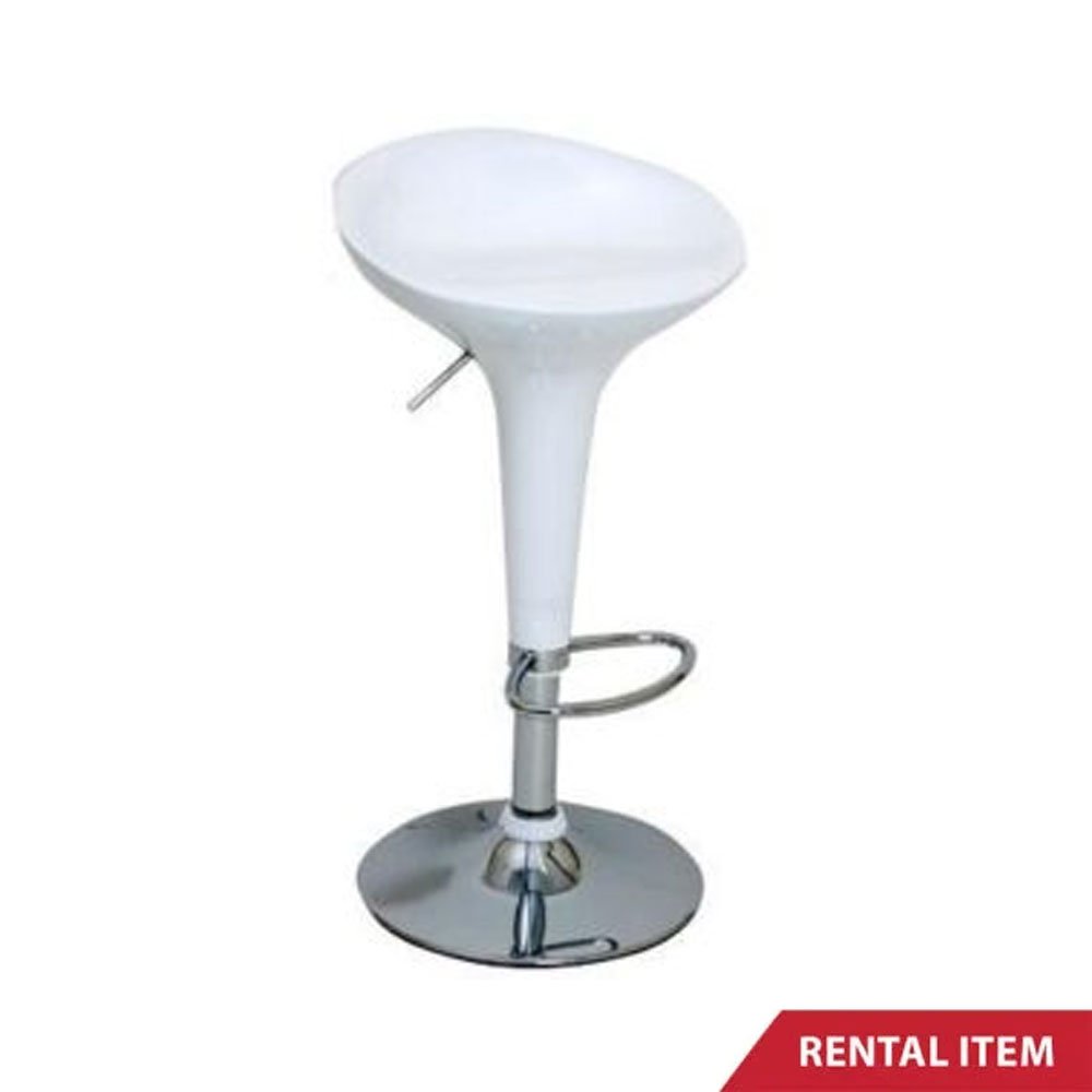 Bucket Bar Stools - White