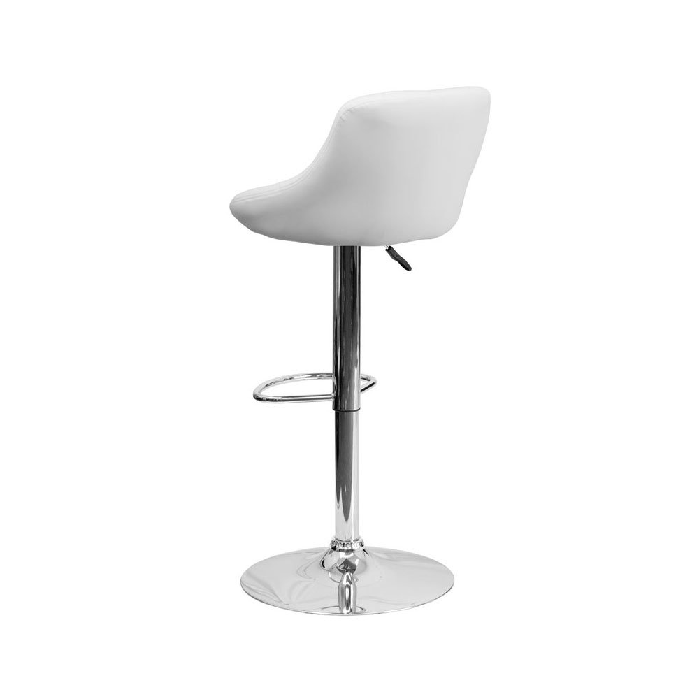 Bucket Bar Stools - White