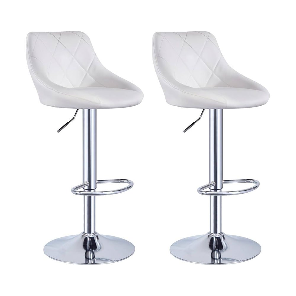 Bucket Bar Stools - White