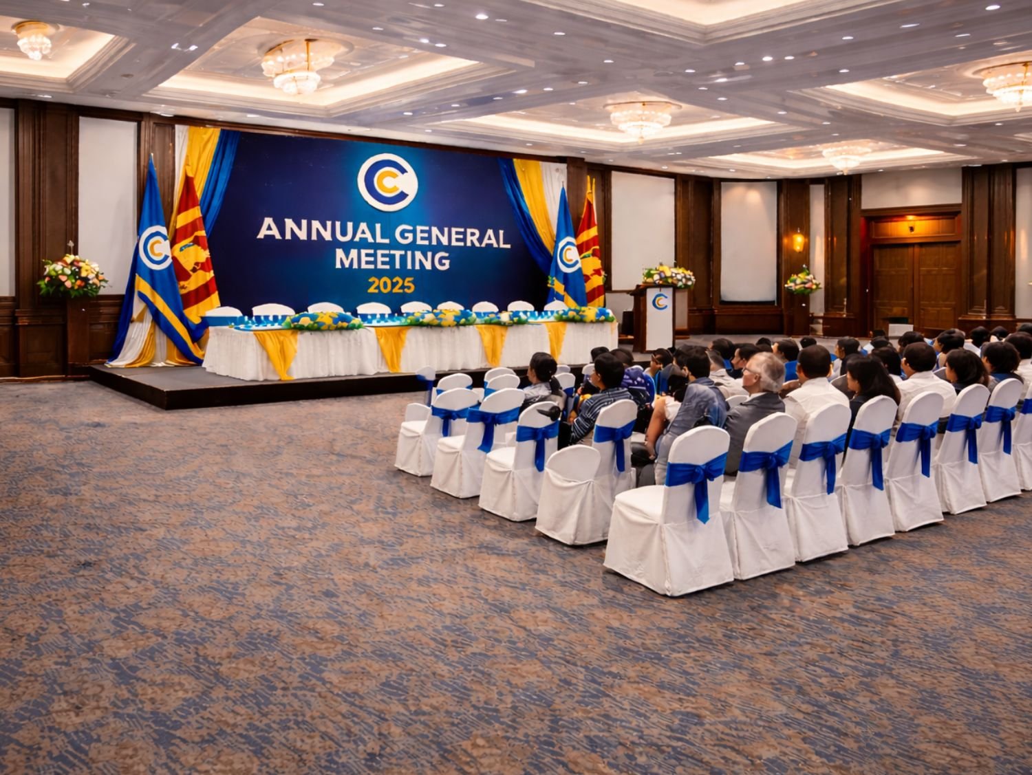 Corporate event decoration