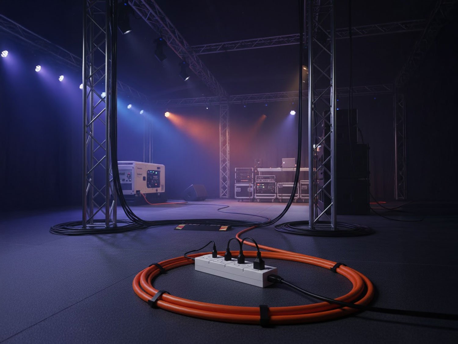 Power Extension Cord with 4 Socket 03 Meter 13A - Custom Made