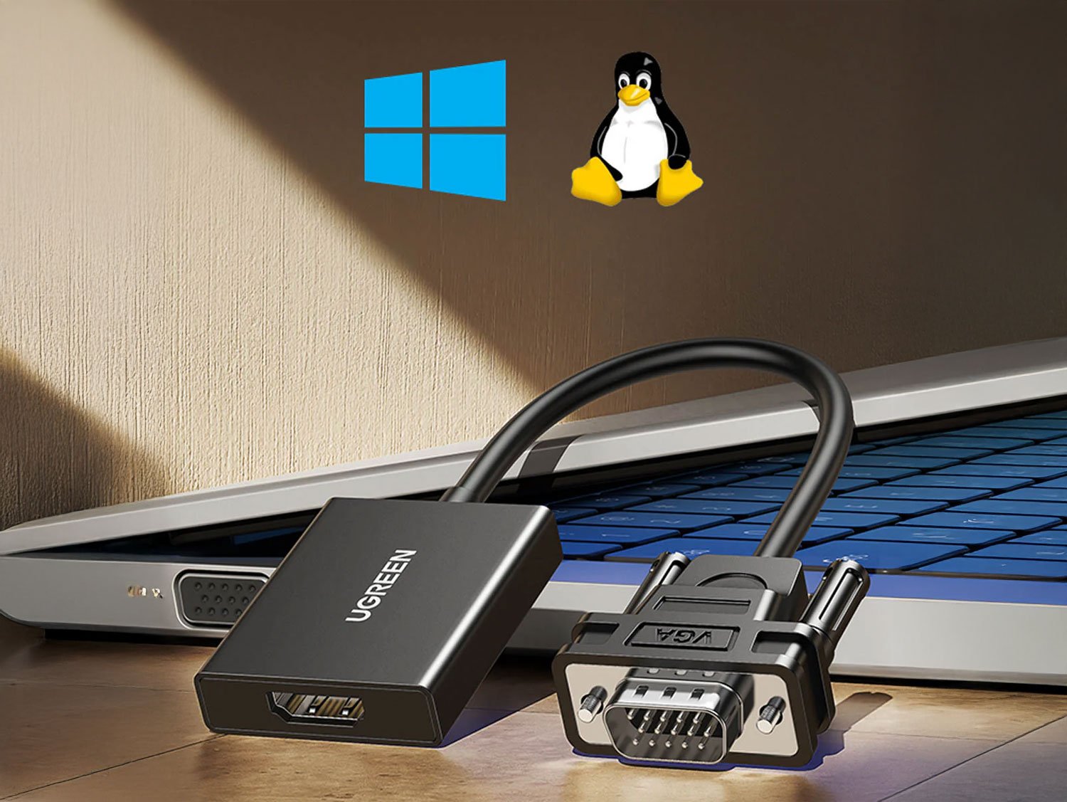 UGREEN VGA to HDMI Converter Rental Sri Lanka