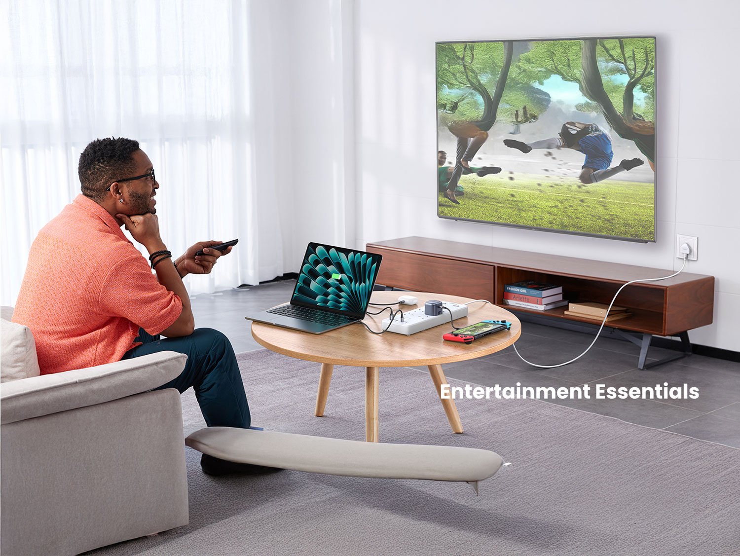 UGREEN 6-Outlet Surge Protector Master Switch Extention Code