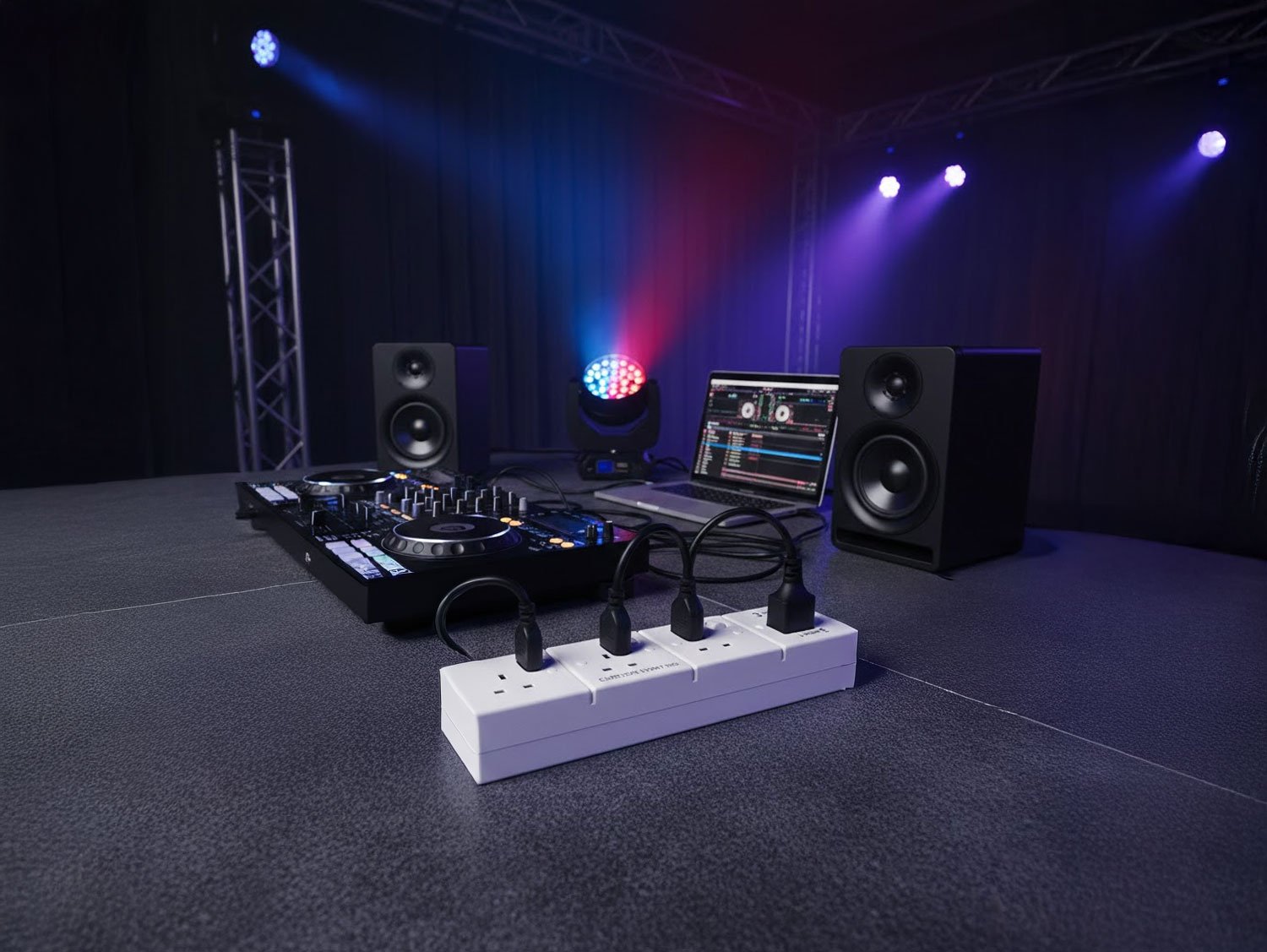 Power Extension Cord with 4 Socket 03 Meter 13A - Custom Made