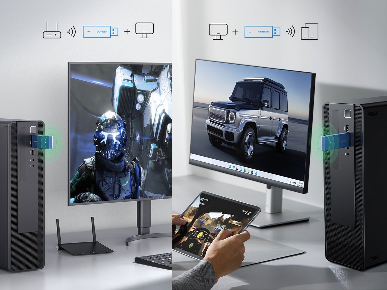 UGREEN USB WiFi 6 Adapter AX1800 1800Mbps WiFi Dongle