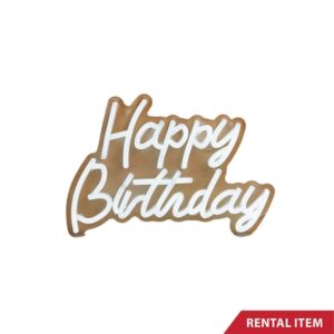 Happy Birthday Neon Sign Light