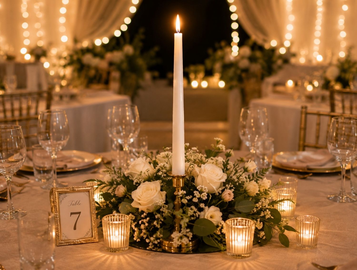 Electronic Candle Rental for Romantic Events Sri Lanka