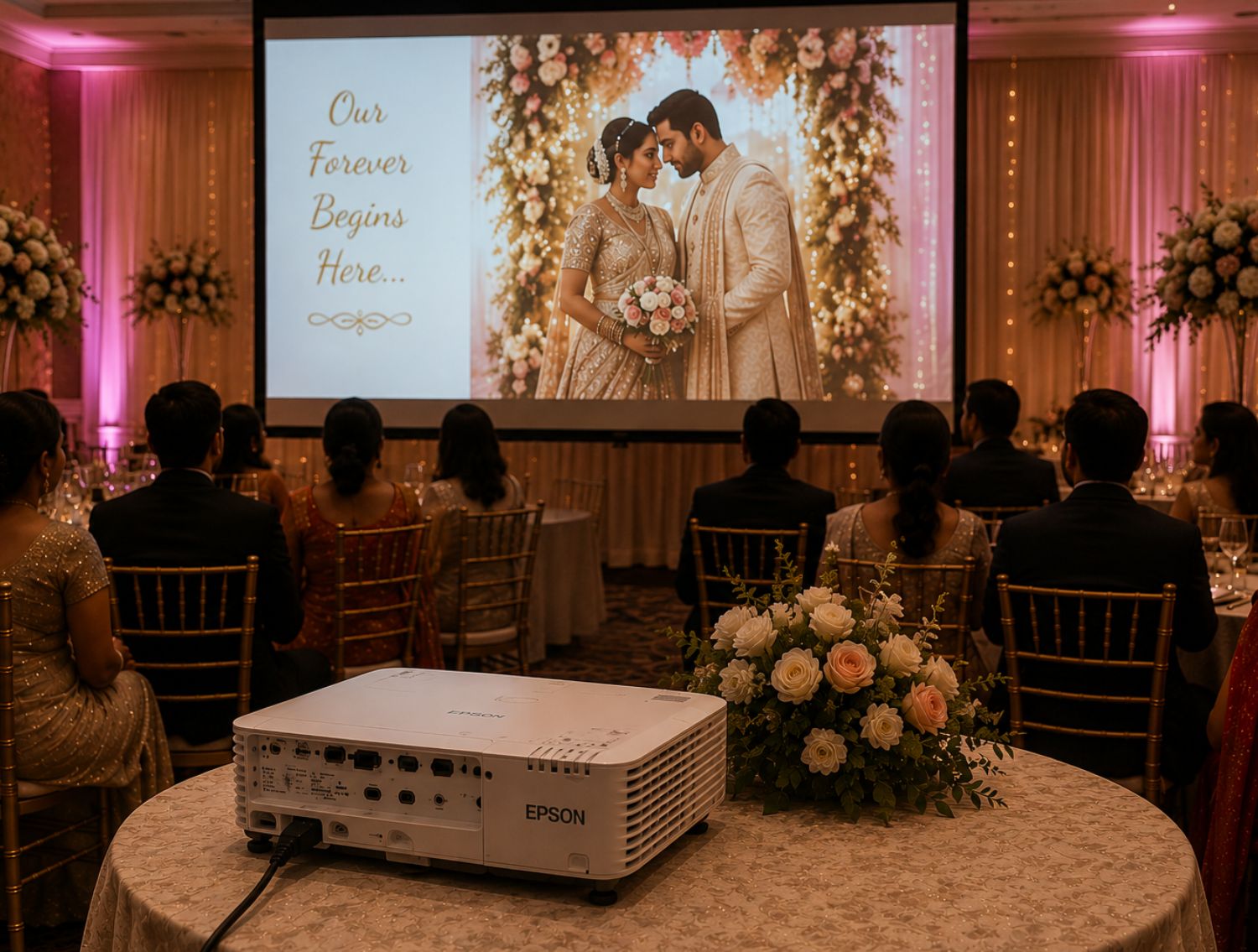 Epson Professional Laser Projector Rental for Presentations