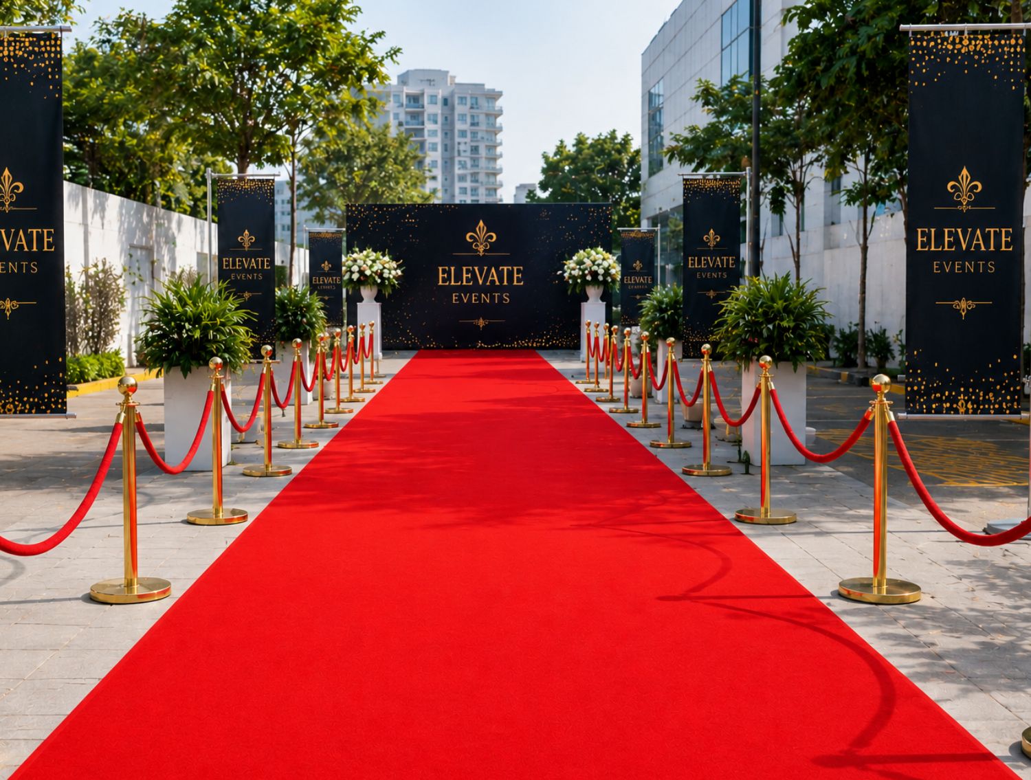 Queue Stanchion Rental for Exhibitions and Conferences