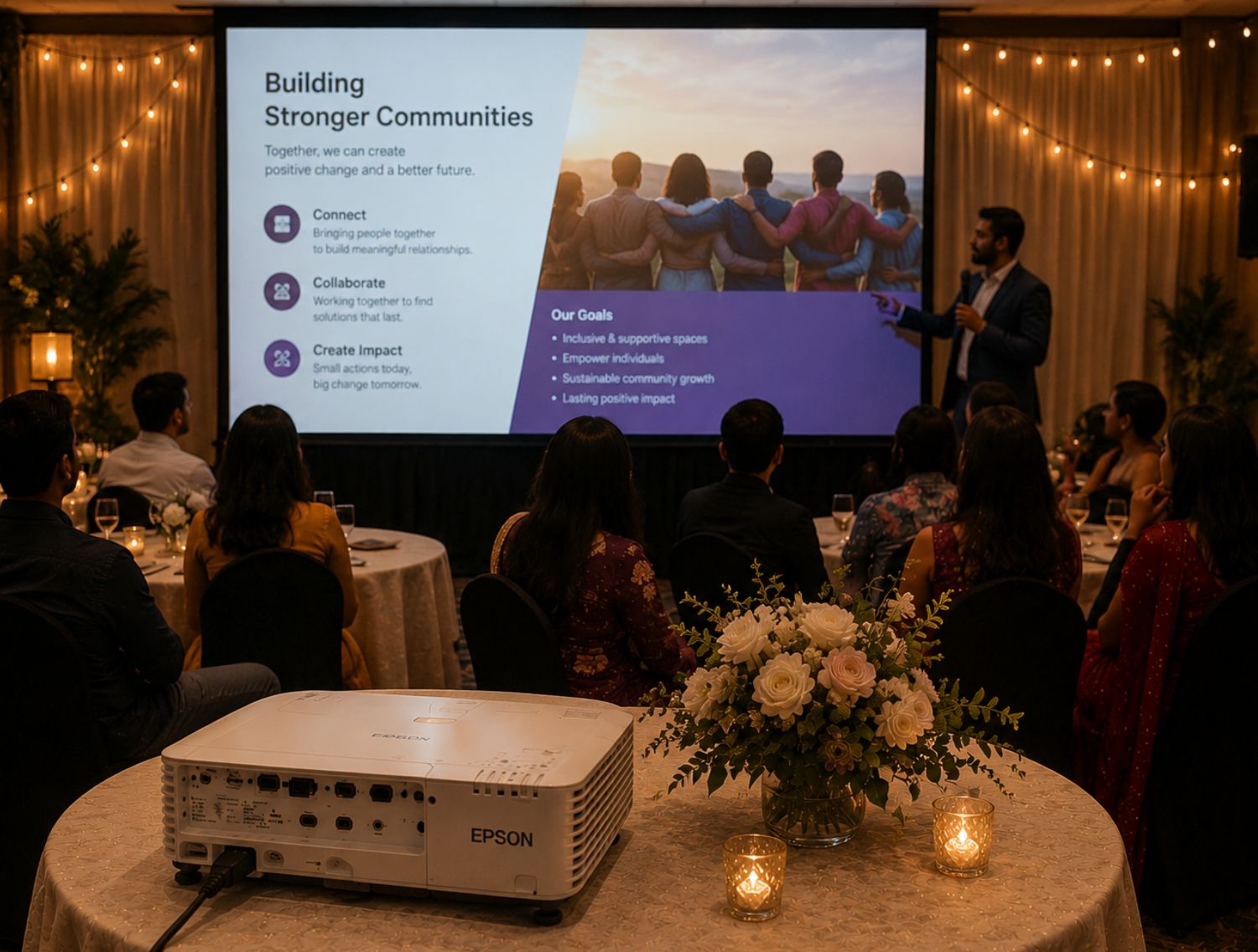 Epson EB-L530U Projector Hire for Corporate Events Sri Lanka