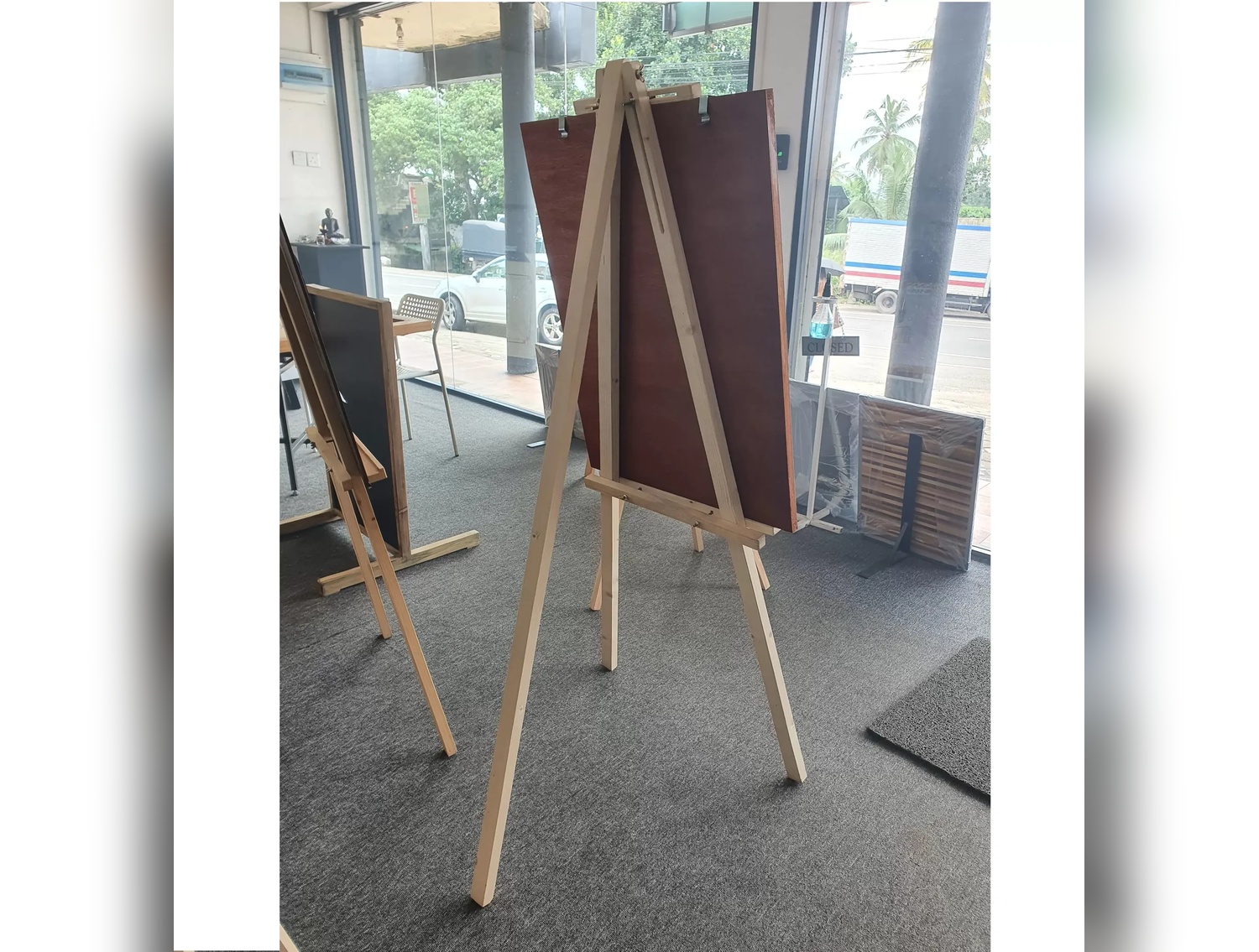 Wooden Easel Rental for Corporate Event Signage